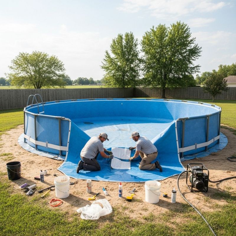 Pool Liner Hole Repair