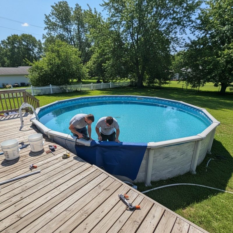 Pool Liner Hole Repair